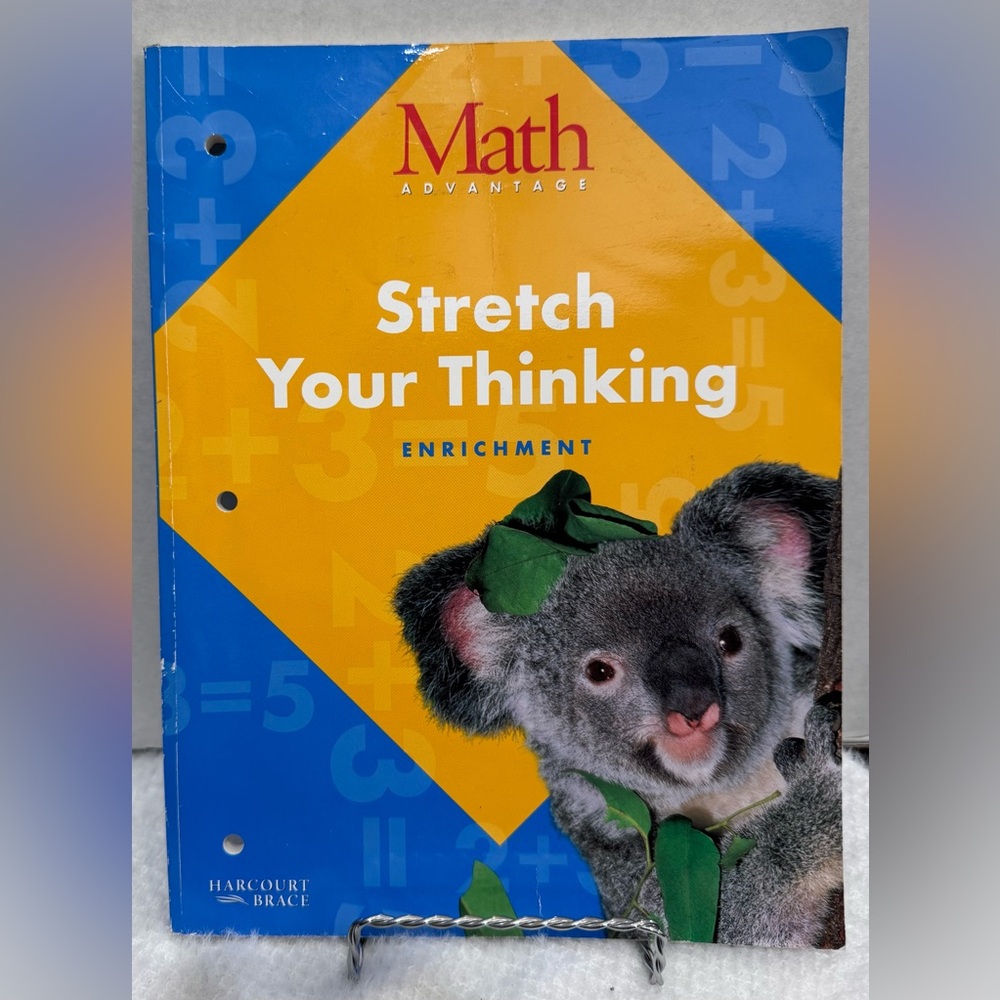 Harcourt Brace Math Advantage "Stretch Your Thinking" Enrichment Workbook